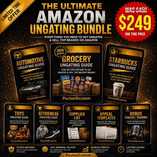 AMZ Ungating Mega Bundle (All-In-One) — Pocket Ecom Edition